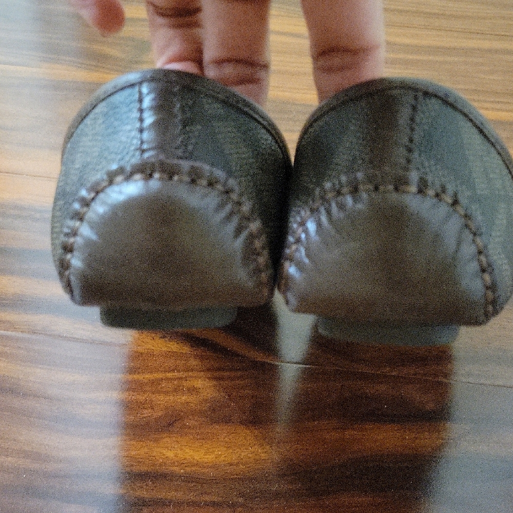 Michael Kors Dark Brown Loafers with Gold Accents - Picture 6 of 10